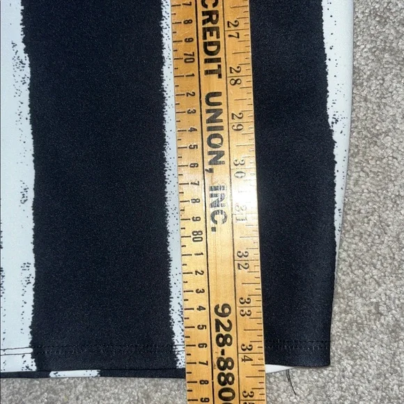 ASOS black and white long sleeve open-back mini dress Size 8 - Picture 8 of 9